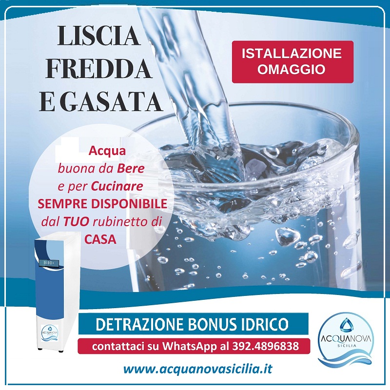 Offerta Depuratori acqua potabile a Catania, Sicilia – Acquanova Sicilia –  Dispositivi per il Trattamento dell'Acqua potabile