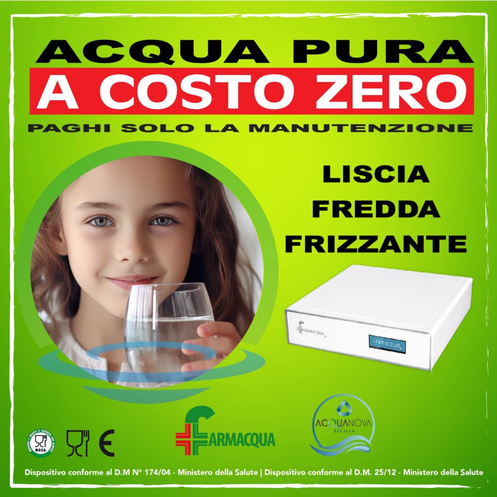 COSTO ZERO 2 Acquanova Sicilia - Dispositivi per il Trattamento dell'Acqua potabile 2025