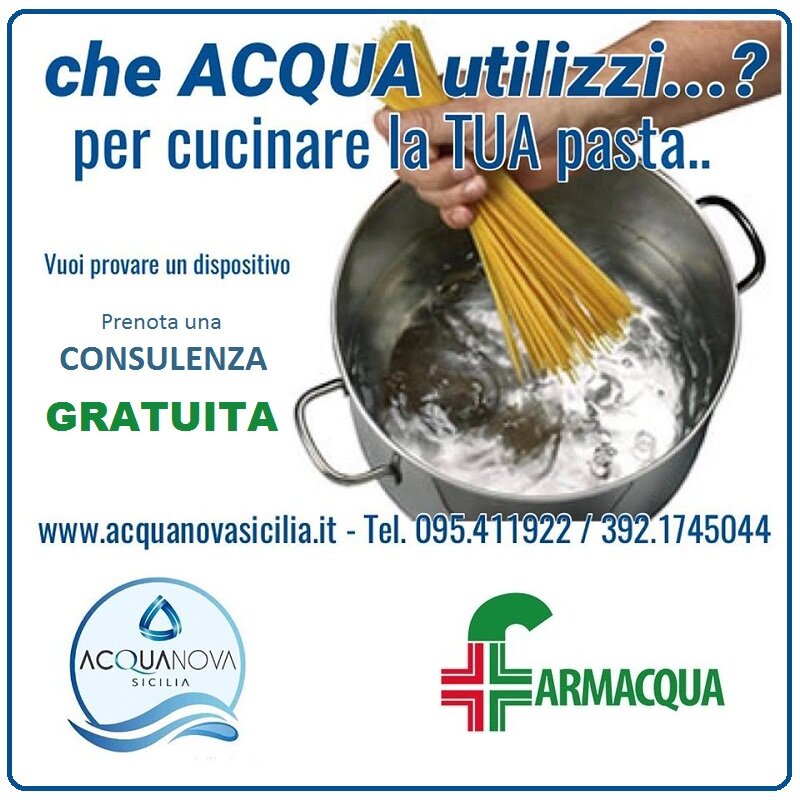 CUCINARE ACQUANOVA SICILIA Acquanova Sicilia - Dispositivi per il Trattamento dell'Acqua potabile 2025