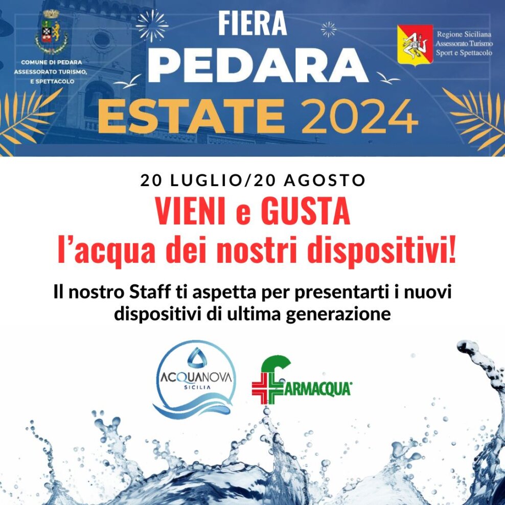 FIERA PEDARA 7jwojylhh7yy3l45fap5qbwi7te9okk4lh Acquanova Sicilia - Dispositivi per il Trattamento dell'Acqua potabile 2025