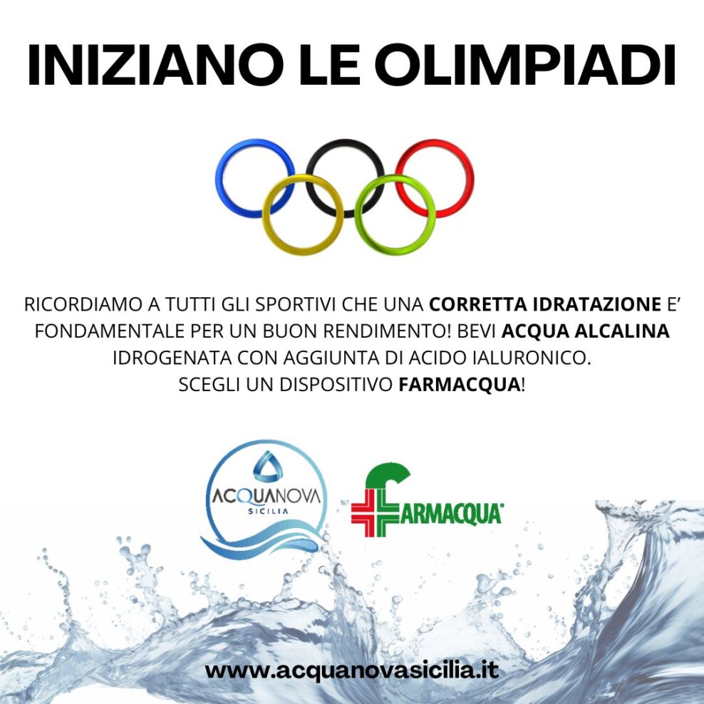 RICORDIAMO A TUTTI GLI SPORTIVI CHE UNA CORRETTA IDRATAZIONE E FONDAMENTALE PER UN BUON RENDIMENTO BEVI ACQUA ALCALINA IDROGENATA CON AGGIUNTA DI ACIDO IALURONICO 7jwoeu1atetv3clfretzdnm8wmi4t6tu85 Acquanova Sicilia - Dispositivi per il Trattamento dell'Acqua potabile 2025